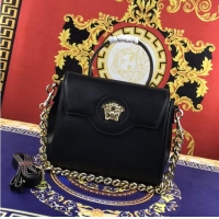 Well Crafted Versace Original medium Calfskin Leather Bag FS1041 black