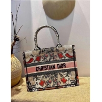 Good Quality DIOR BOOK TOTE Multicolor Embroidery M1287ZR