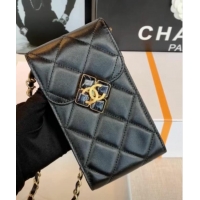 Promotional CHANEL Mobile phone case Card Holder AP1188 Black