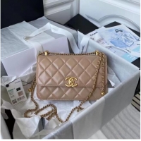 Market Sells Chanel Flap Shoulder Bag Original leather AS2649 Apricot