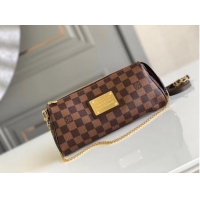 Good Looking Louis Vuitton Original Damier Ebene Canvas Eva Clutch N55213