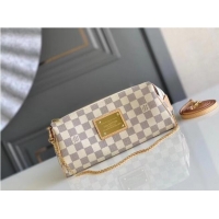 Buy Cheap Louis Vuitton Original Damier Azur Canvas Eva Clutch N55213