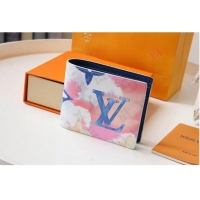 Famous Brand Louis Vuitton SLENDER WALLET M80590 Watercolor