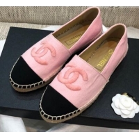 Sumptuous Chanel Denim Espadrilles G29762 Pink 2021