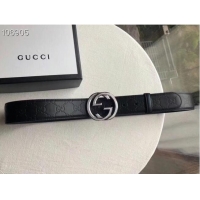 Famous Brand Gucci Reversible Signature leather belt 473030 