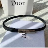 Super Quality DIOR-ID BELT Raspberry Smooth Calfskin 15 MM B0109UM blacck