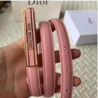 Promotional DIOR-ID BELT Raspberry Smooth Calfskin 15 MM B0109UM pink