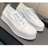 Most Popular Chanel Canvas Platform Open Sneakers 060977 White 2021