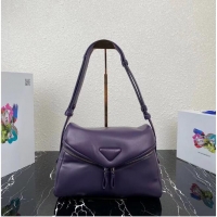 Buy Discount Padded nappa leather Prada Signaux bag 1BC165 violet