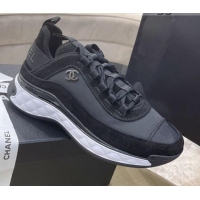 Grade Design Chanel Suede Sneakers 061012 Black 2021