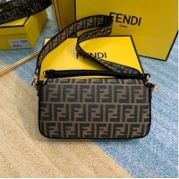 Cheapest Fendi BAGUETTE Brown fabric bag 8BR600A6