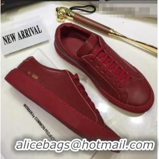 Good Product Common Projects Leather Sneaker CP2135 Red