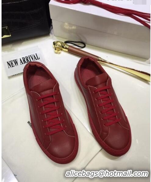 Good Product Common Projects Leather Sneaker CP2135 Red