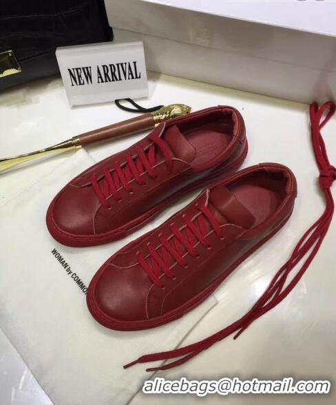 Good Product Common Projects Leather Sneaker CP2135 Red