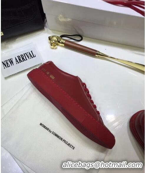 Good Product Common Projects Leather Sneaker CP2135 Red