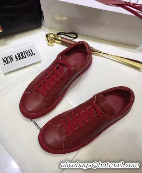 Good Product Common Projects Leather Sneaker CP2135 Red