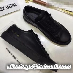 Low Cost Common Projects Leather Sneaker CP2135 Black