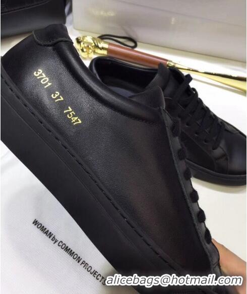 Low Cost Common Projects Leather Sneaker CP2135 Black