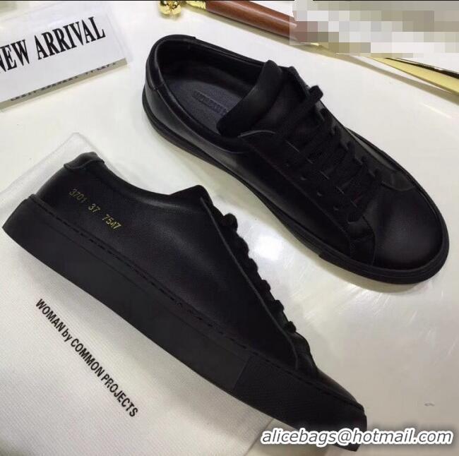 Low Cost Common Projects Leather Sneaker CP2135 Black