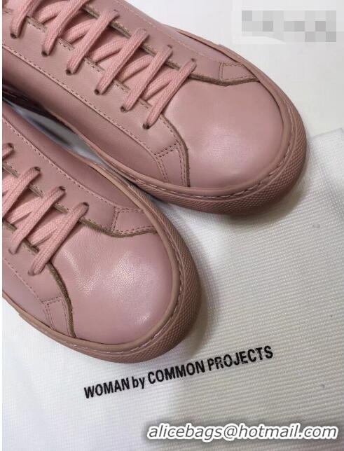 Good Looking Common Projects Leather Sneaker CP2135 Pink