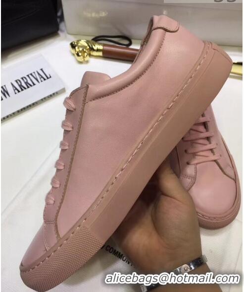 Good Looking Common Projects Leather Sneaker CP2135 Pink