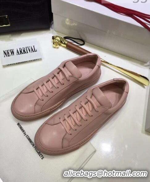 Good Looking Common Projects Leather Sneaker CP2135 Pink