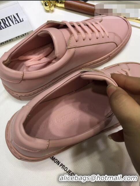 Good Looking Common Projects Leather Sneaker CP2135 Pink