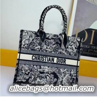 Top Quality DIOR BOOK TOTE Multicolor Embroidery M1297ZR