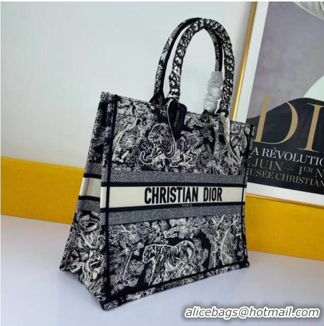 Top Quality DIOR BOOK TOTE Multicolor Embroidery M1297ZR