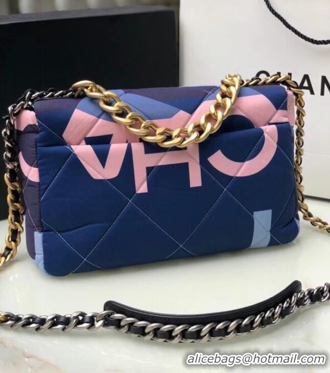 Fashion Discount Chanel 19 flap bag AS1160 blue