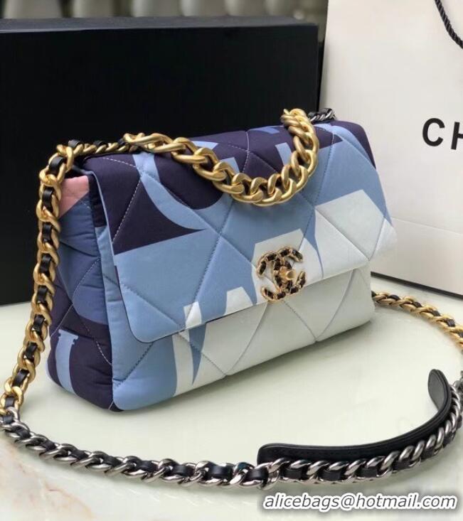 Fashion Discount Chanel 19 flap bag AS1160 blue