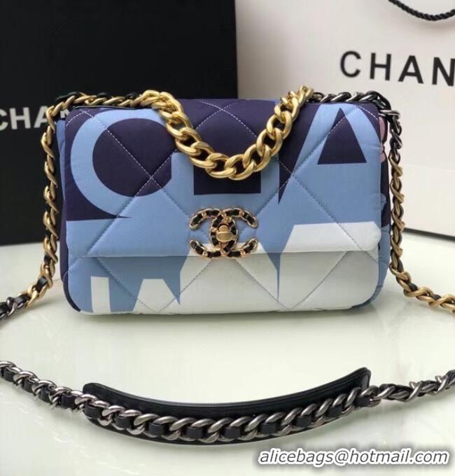 Fashion Discount Chanel 19 flap bag AS1160 blue