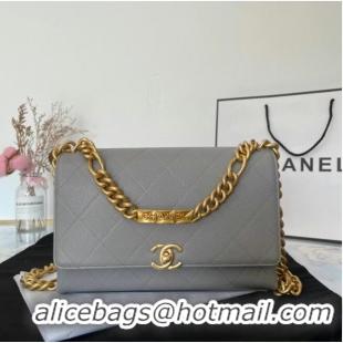 Affordable Price Chanel Flap Shoulder Bag Original leather AS2764 grey