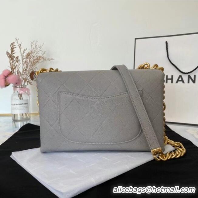 Affordable Price Chanel Flap Shoulder Bag Original leather AS2764 grey