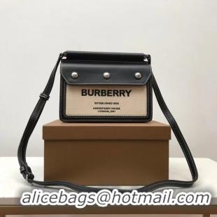 Pretty Style BurBerry Shoulder Bag 80146 black