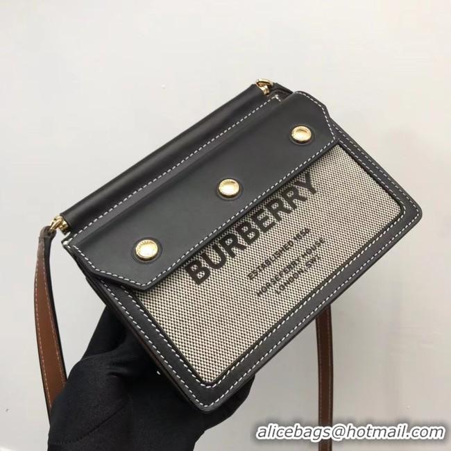 Luxury Cheap BurBerry Shoulder Bag 80146 black&brown