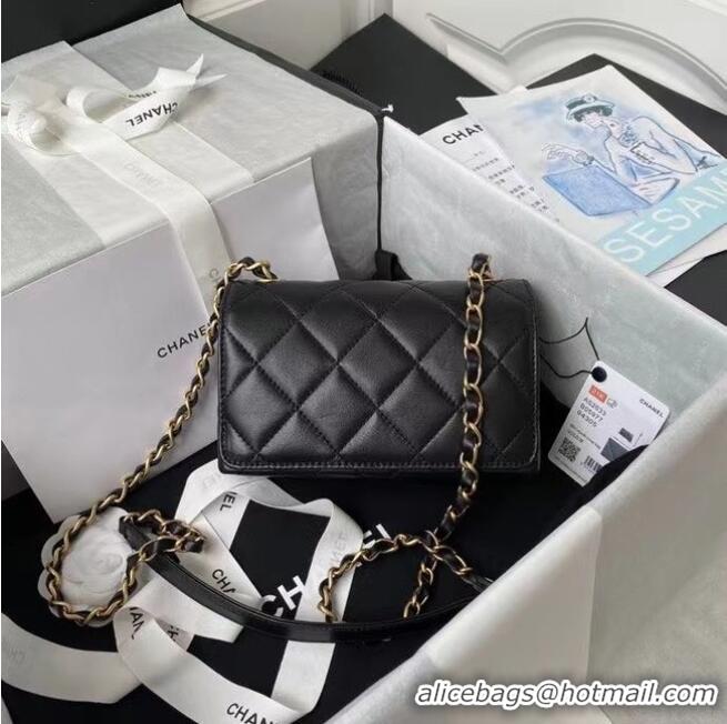 New Cheap Chanel Flap Shoulder Bag Original leather AS2633 black