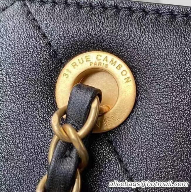 Unique Style Chanel leather Shoulder Bag AS2750 black