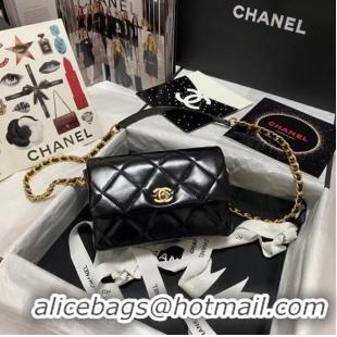 Shop Grade Chanel Flap Shoulder Bag Original leather AS9957 black