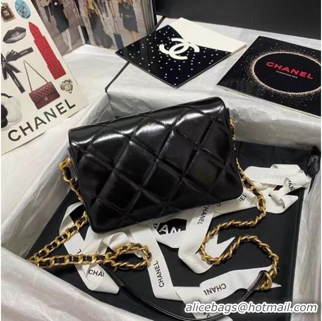 Shop Grade Chanel Flap Shoulder Bag Original leather AS9957 black