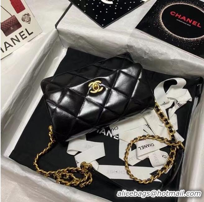 Shop Grade Chanel Flap Shoulder Bag Original leather AS9957 black