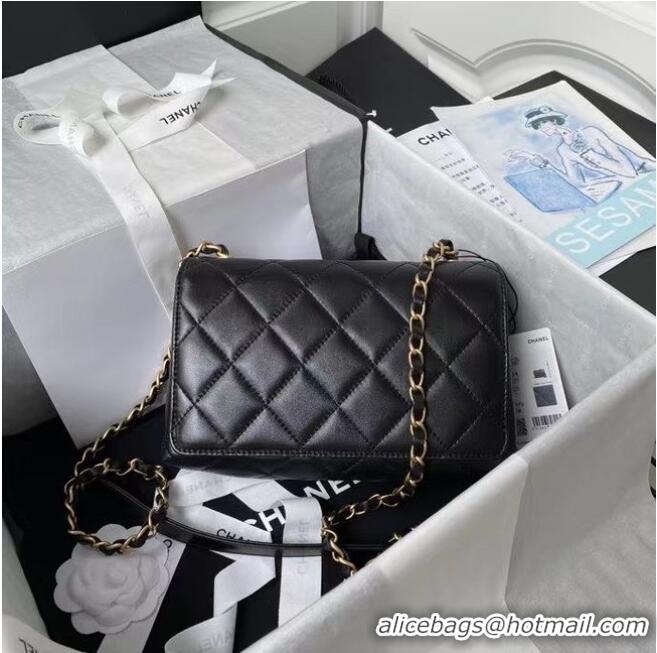 Best Quality Chanel Flap Shoulder Bag Original leather AS2634 black