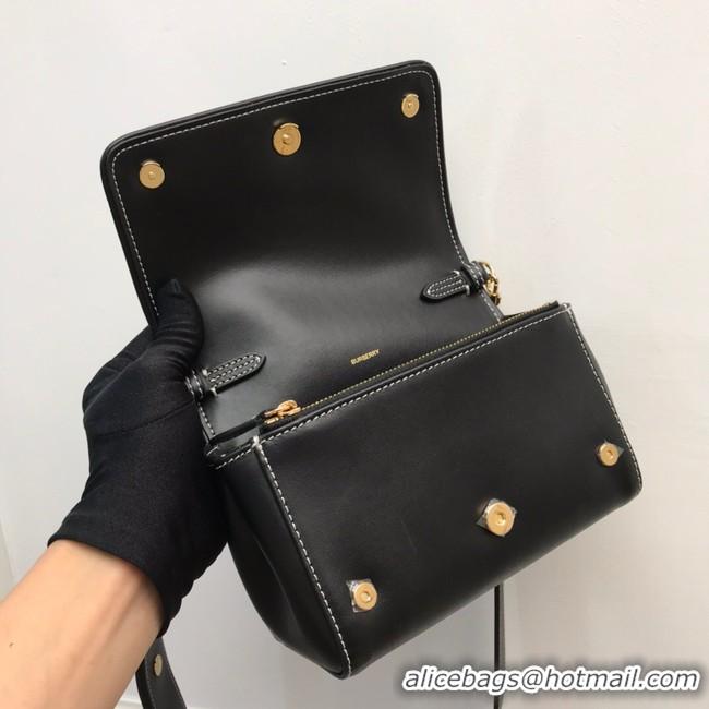 Popular BurBerry Leather Shoulder Bag 80266 black