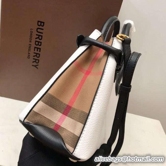 Fashion BurBerry Leather Shoulder Bag 40237 white