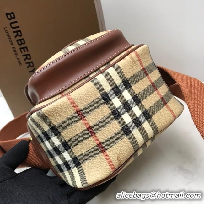 Perfect BurBerry Leather Shoulder Bag 80115 Wheat