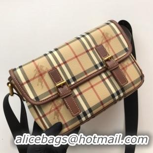 Grade Quality BurBerry Leather Shoulder Bag 80119 Wheat