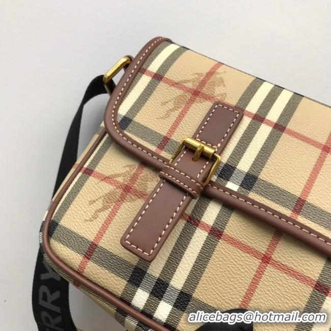 Grade Quality BurBerry Leather Shoulder Bag 80119 Wheat