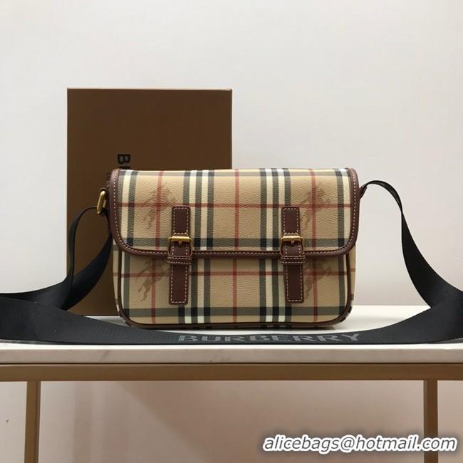 Grade Quality BurBerry Leather Shoulder Bag 80119 Wheat