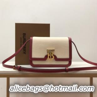 Luxury BurBerry Leather Shoulder Bag 80146 red