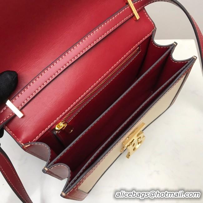 Luxury BurBerry Leather Shoulder Bag 80146 red